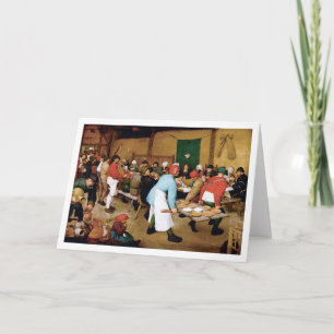 Carte Mariage paysan, Pieter Bruegel