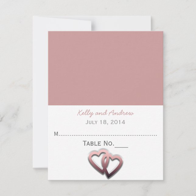 Carte Mariage personnalisée (Devant)