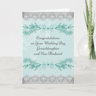 Carte Mariage pour la petite-fille et le nouveau m