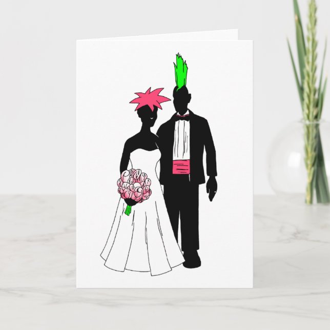 Carte Mariage Punk (Devant)