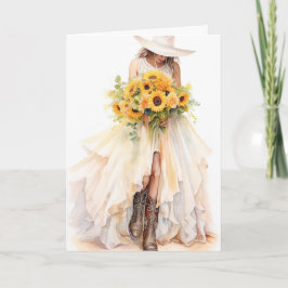 Carte Mariage Stetson & dentelle : Rayonnement rustique