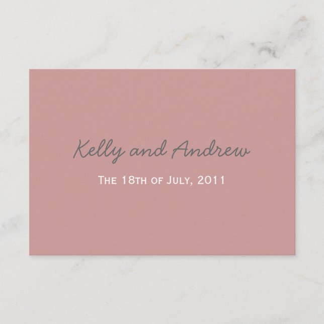 Carte mariage supplémentaire (Devant)