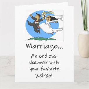 Carte Mariage Un sommeil sans fin avec votre favori