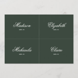 Carte Mariage verdoyante do-it-yourself