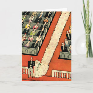 Carte Mariage vintage, Mariée Art Déco et mariée nouvell