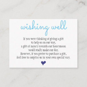Carte mariage Wishing Well