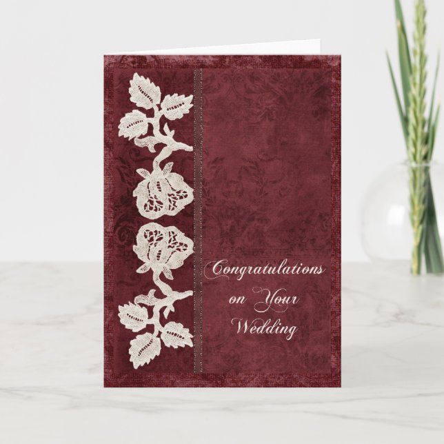 Carte Mariages et vieille dentelle (Devant)
