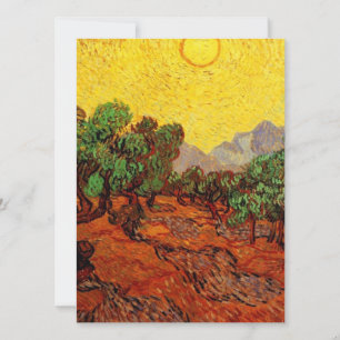 Carte Mariages,Vincent van Gogh Oliviers