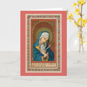 Carte Marie comme Mater Dolorosa (Mère des Douleurs) (SA