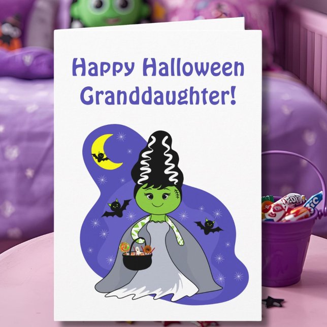 Carte Mariée de Frankenstein Halloween (Créateur téléchargé)