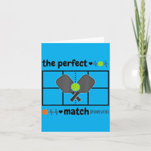 Carte Mariée Marié Pickleball Mariage Bach Match That