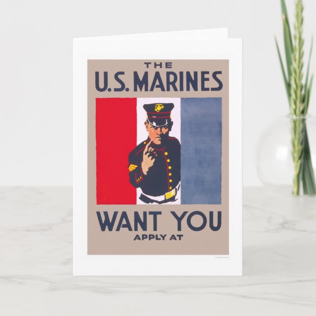 Carte Marines vous veut (Devant)