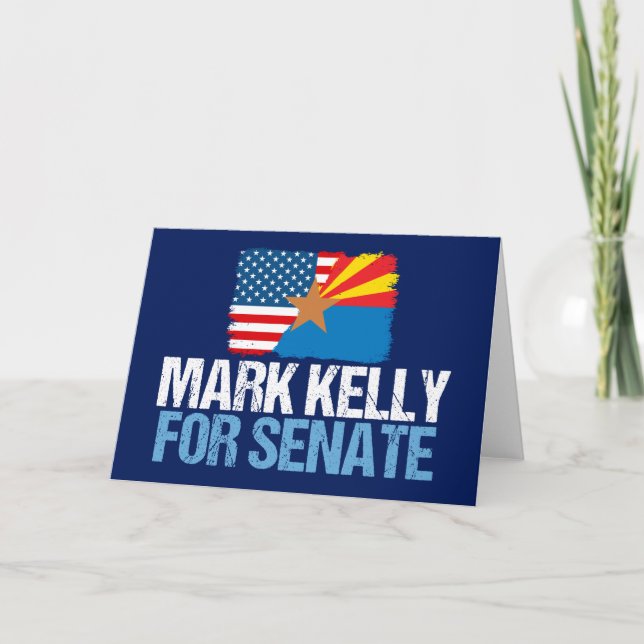 Carte Mark Kelly pour l'élection du Sénat 2022 Arizona (Devant)