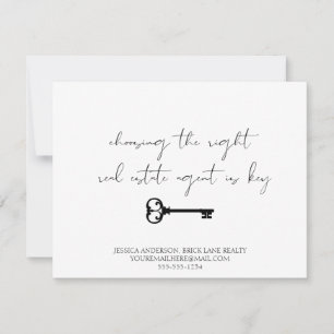 Carte Marketing des agents immobiliers modernes