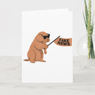 Carte Marmotte fausses nouvelles Marmotte Influenceur mé