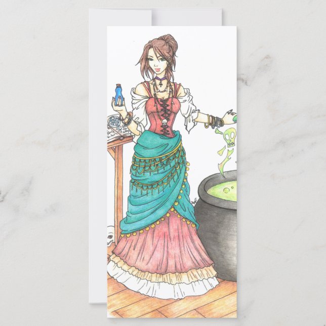 Carte Marque-page de la Maîtresse des Potions (Devant)