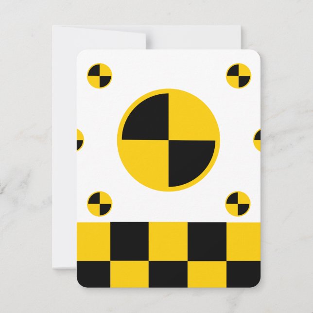 Carte Marques de test d'écrasement (Devant)