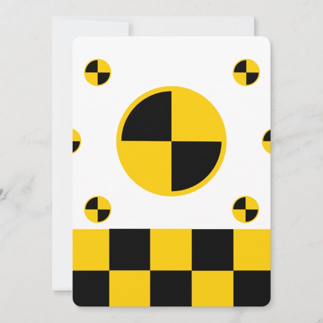 Carte Marques de test d'écrasement (Devant)