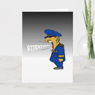 Carte marrante femme militaire qui vous manque