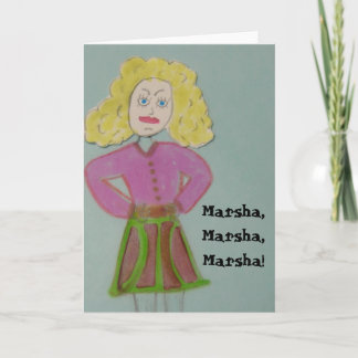 Carte Marsha, Marsha, Marsha!