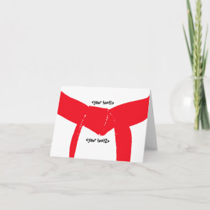 Carte Martial Arts Red Belt
