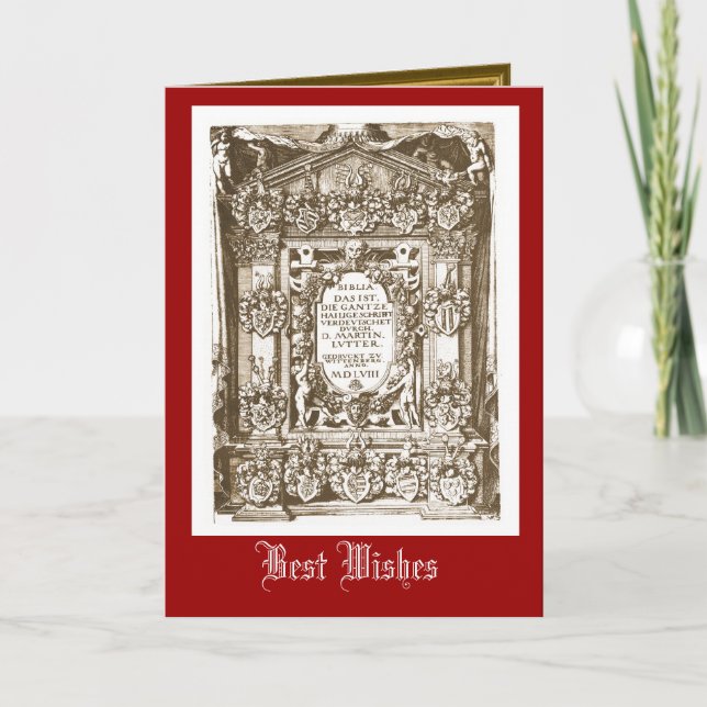 Carte Martin Luther (Devant)