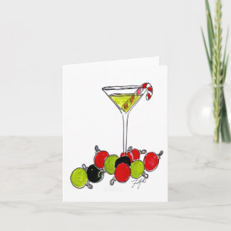 Carte Martini Bâton de Bonbon