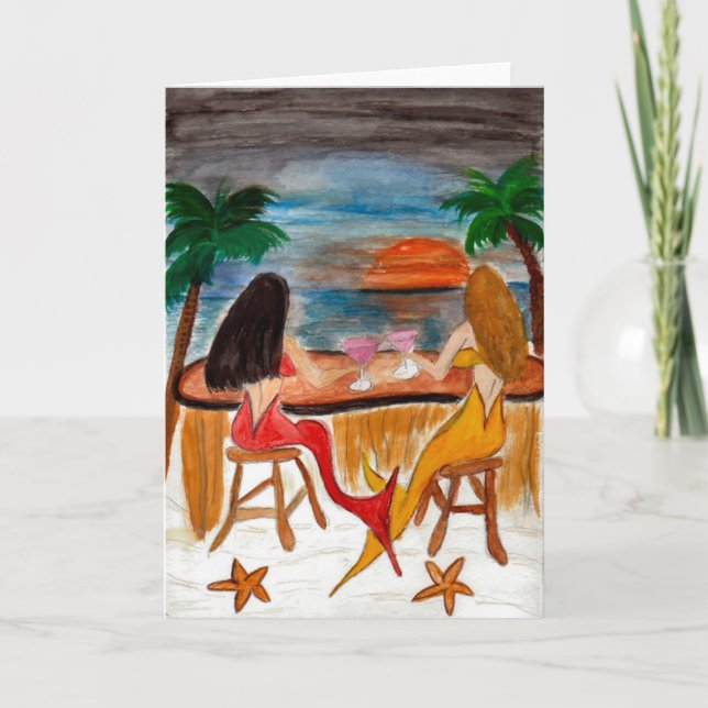 Carte Martini Mermaids (Devant)