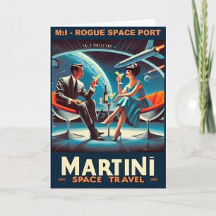 Carte Martini Space Travel Poster Rogue Space Port