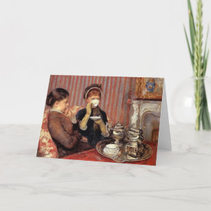 Carte Mary Cassatt- le thé