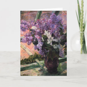 Carte Mary Cassatt - Lilas dans une fenêtre