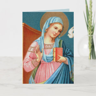 Carte Mary, de l’Annonciation de F. Lippi (Détail; M 038