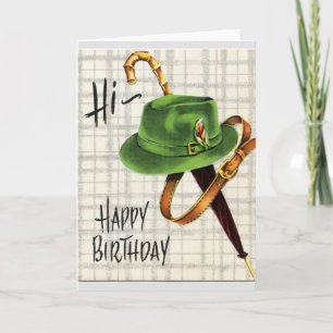 Carte Masculine Joyeux Anniversaire
