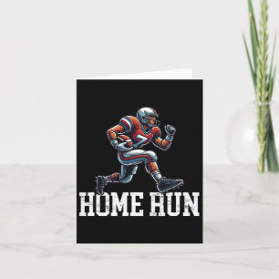 Carte Mash-up de baseball drôle de football à la maison