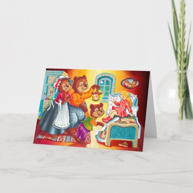 Carte Masha et 3 ours (Devant)