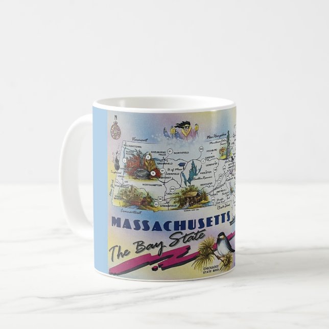 Carte Massachusetts Mug (Devant gauche)