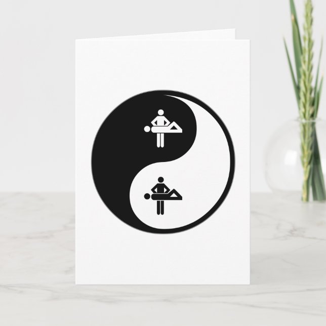 Carte Massage de Yin Yang (Devant)