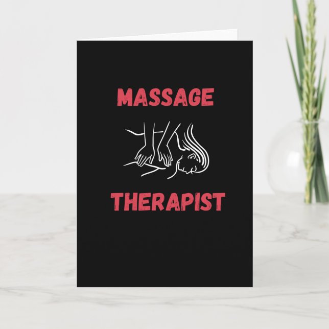 Carte Massage du thérapeute (Devant)