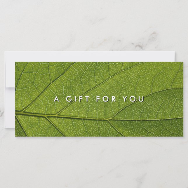 Carte Massage Spa Wellness Nature Certificats cadeaux (Devant)