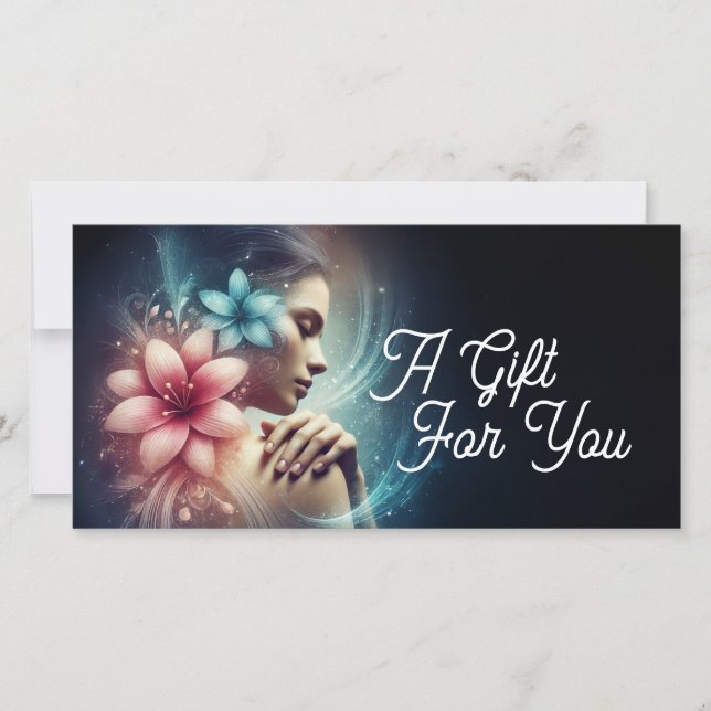 Carte Massage Thérapie Guérison Mains Énergie Spa Bien-ê (Devant)