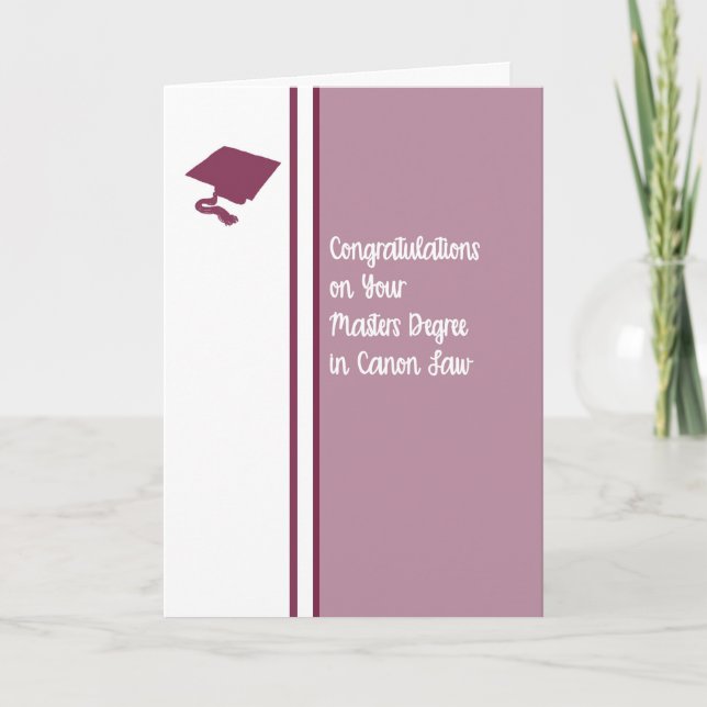 Carte Master Card for Canon Law (Devant)