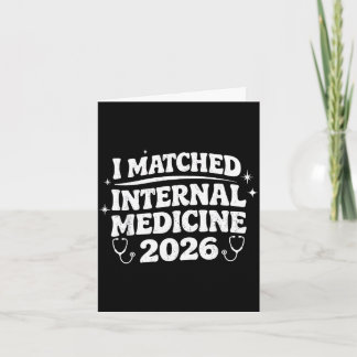 Carte Matched internal medicine match day 2026 residency