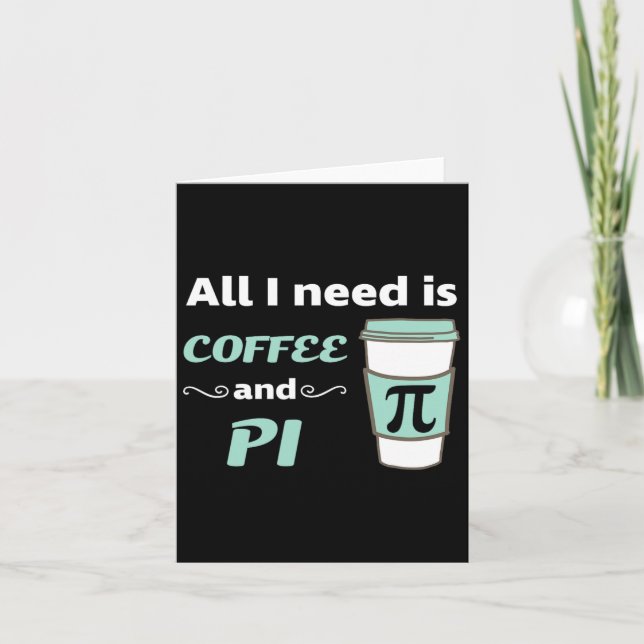 Carte Mathématiques Jour Pi Café Louveur Géométrie Calcu (Devant)