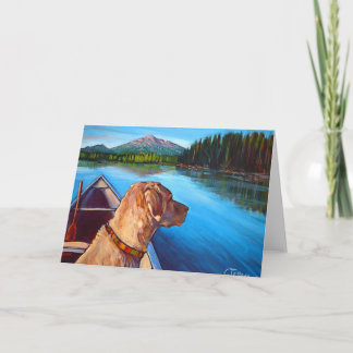 Carte Matin sur le lac