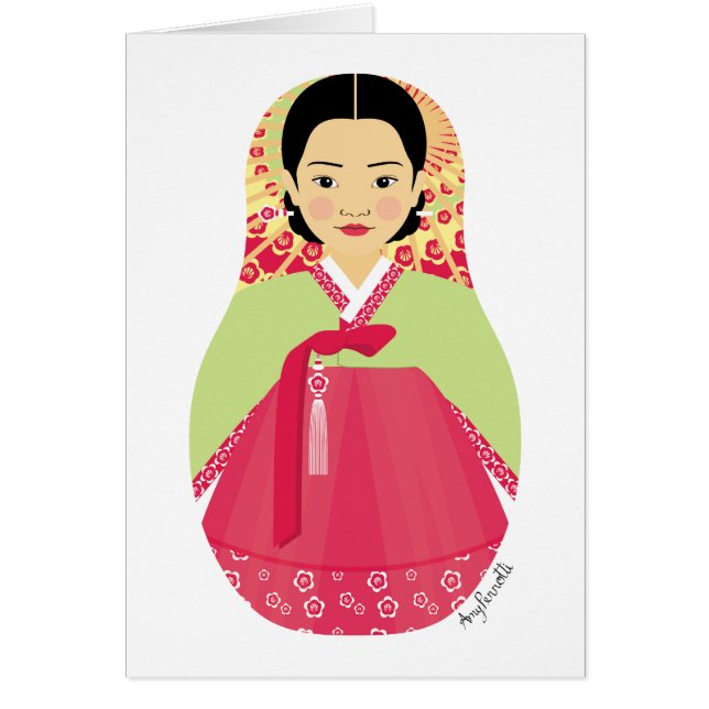 Carte Matryoshka coréenne (Devant)