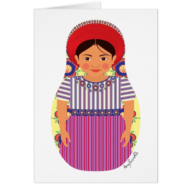 Carte Matryoshka du Guatemala (Devant)