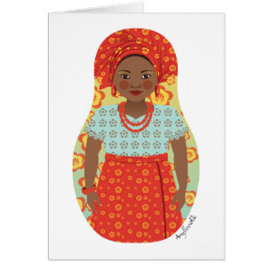 Carte Matryoshka du sud du Nigeria