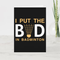 Mauvais au badminton