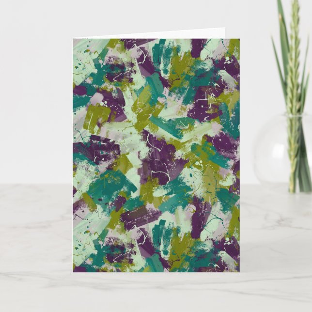 Carte Maximalist Paint Splatters (Devant)