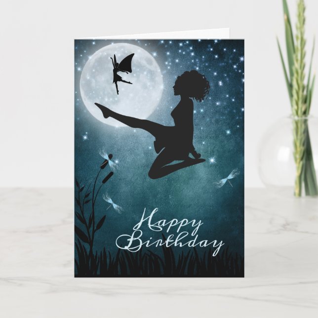 Carte May You Dance with Fairies Irish Dance Anniversair (Devant)